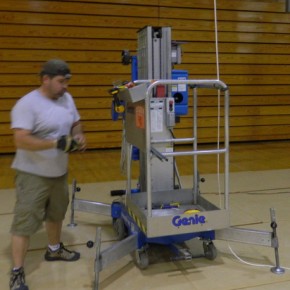 New Sound System Going into Lamar Community Building