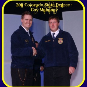  Stocking and Mahanay Receive State FFA Degree