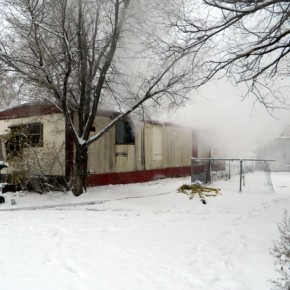 Snow and Fire on Friday in Lamar
